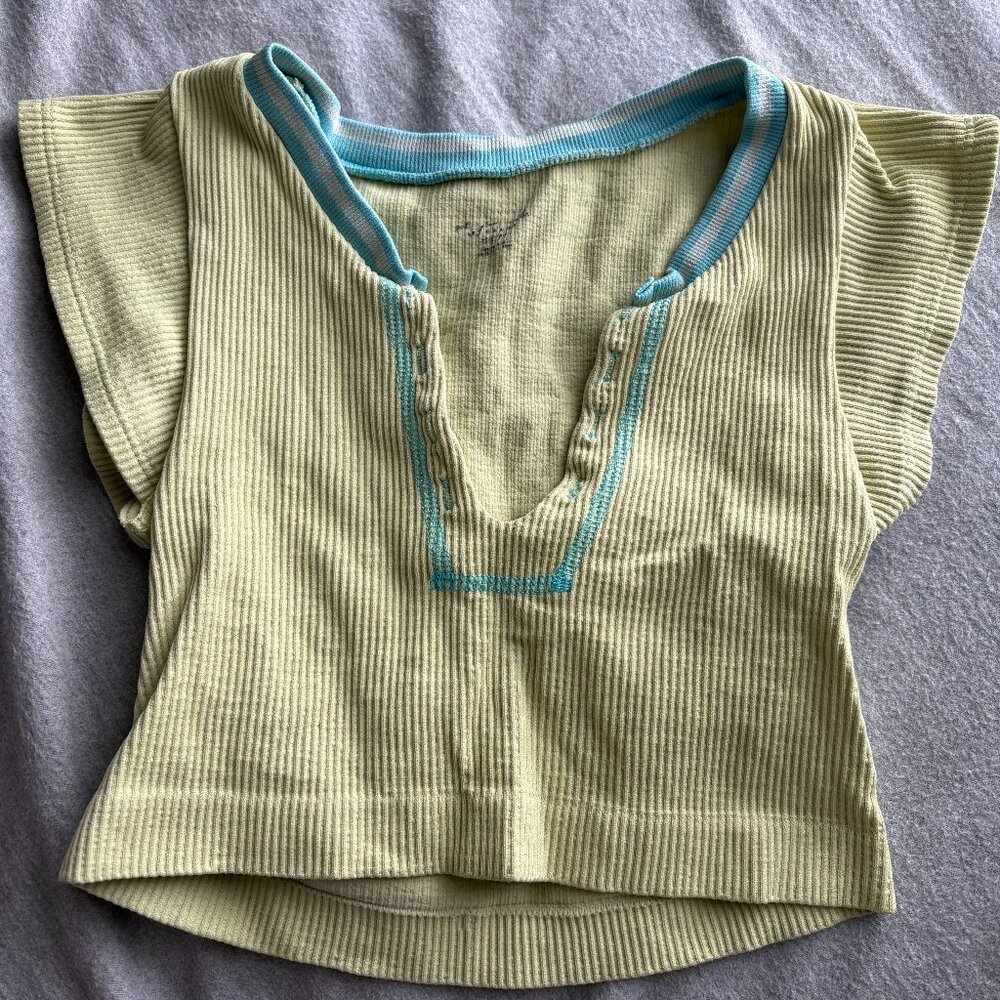 Urban Outfitters Seamless V-Neck Top